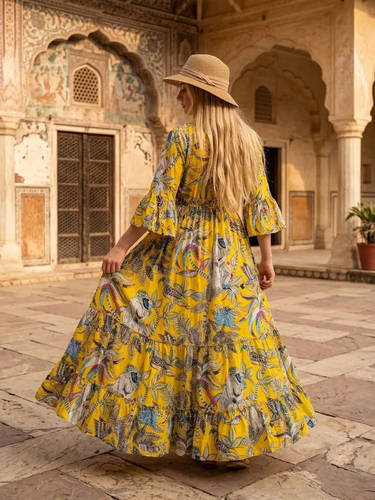 Lightweight Resort Dress for Women Summer Beach Style – Handicraft Trend